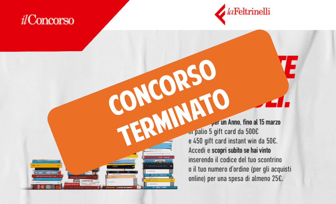 Concorso Feltrinelli Libri per un anno Your Contest