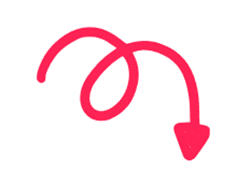 una freccia rosa che indica verso il basso
