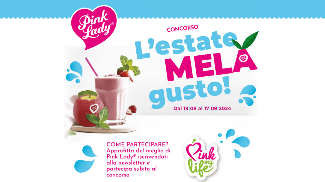 Concorso pink lady l'estate mela gusto