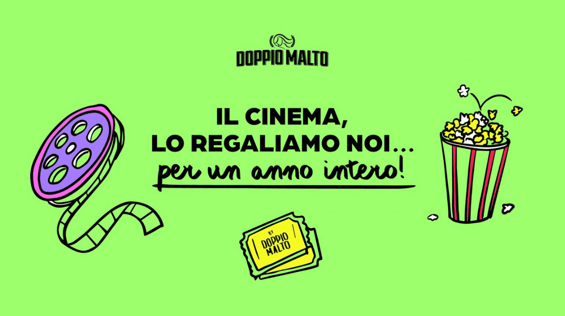 concorso doppio malto vinci un anno di cinema